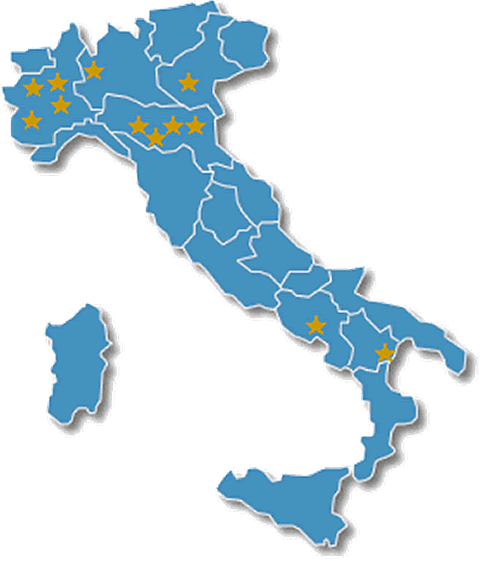 Mappa immagine dell'eccellenza dei siti istituzionali in Italia